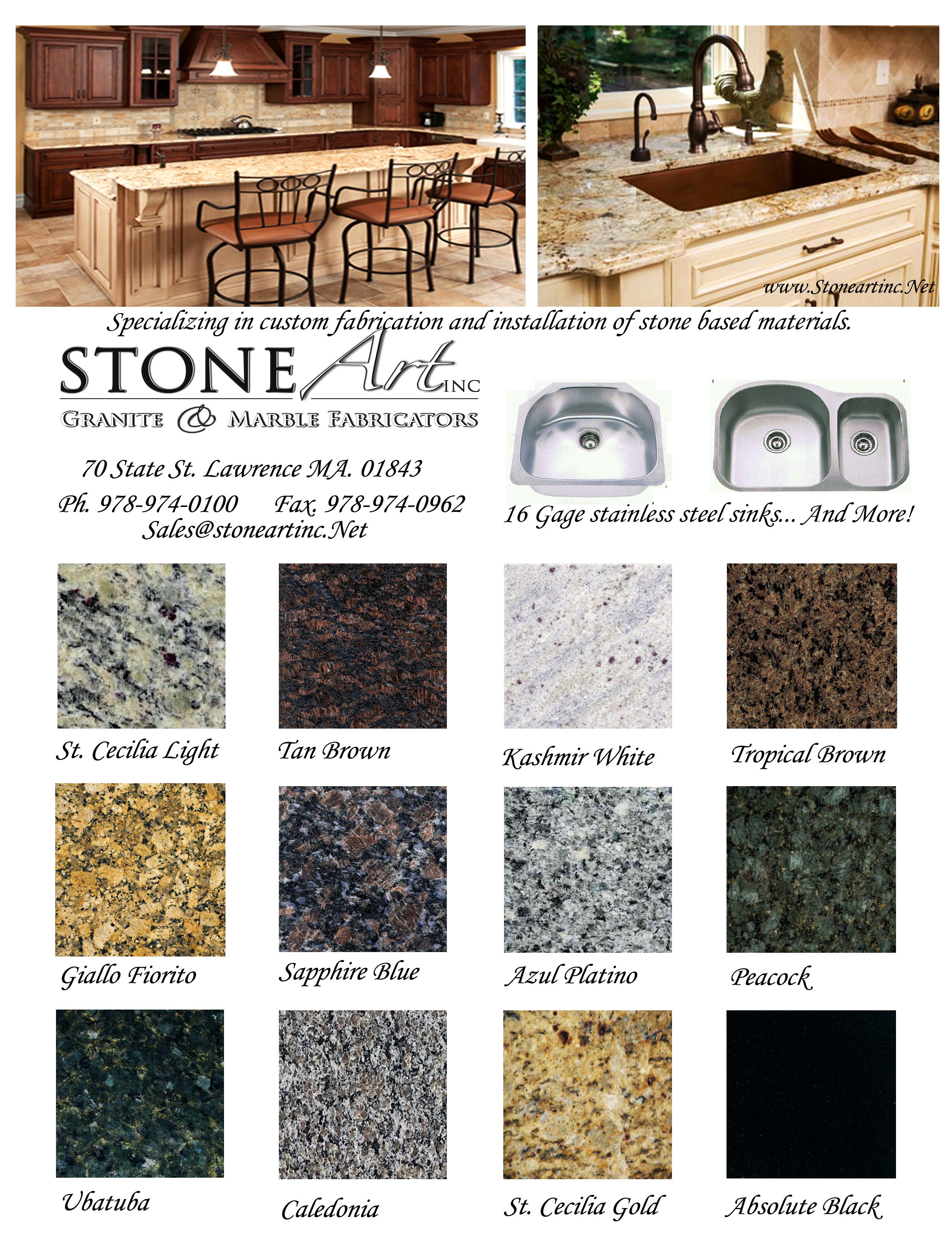 Stone Art & Design logo