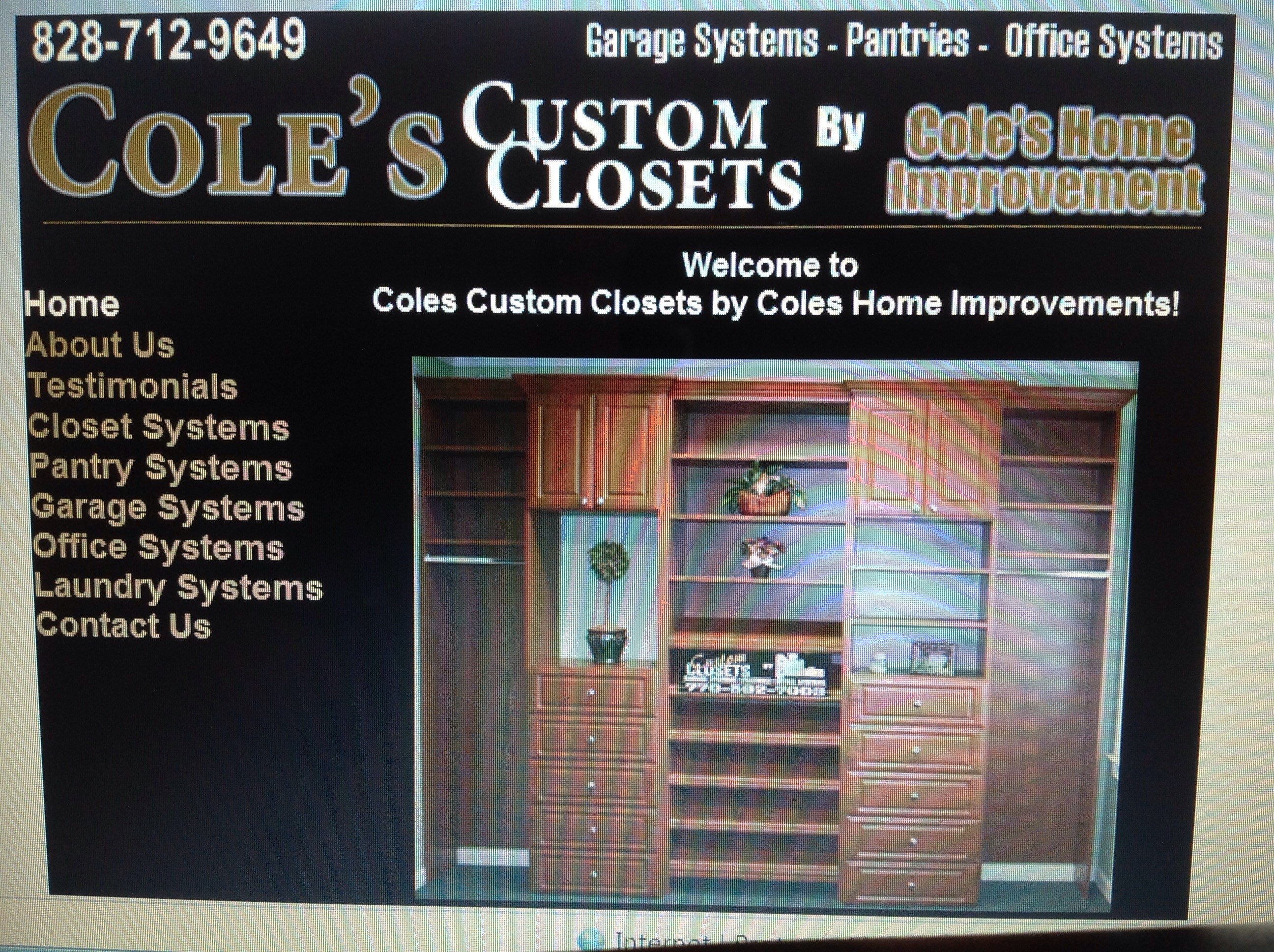 Cole's Custom Closets logo