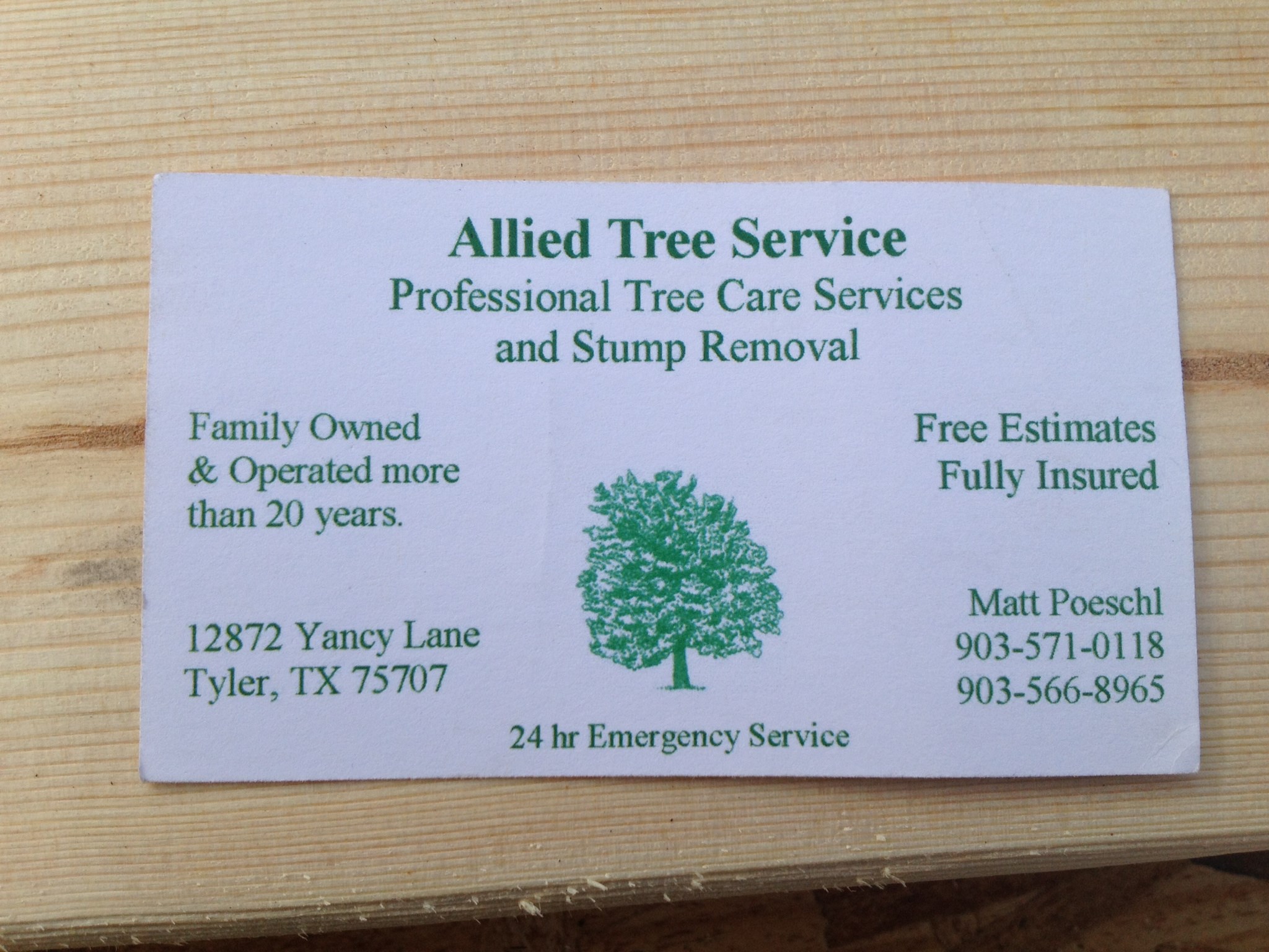 Logo for Allied Tree Service