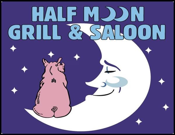 Half Moon Grill and Saloon logo