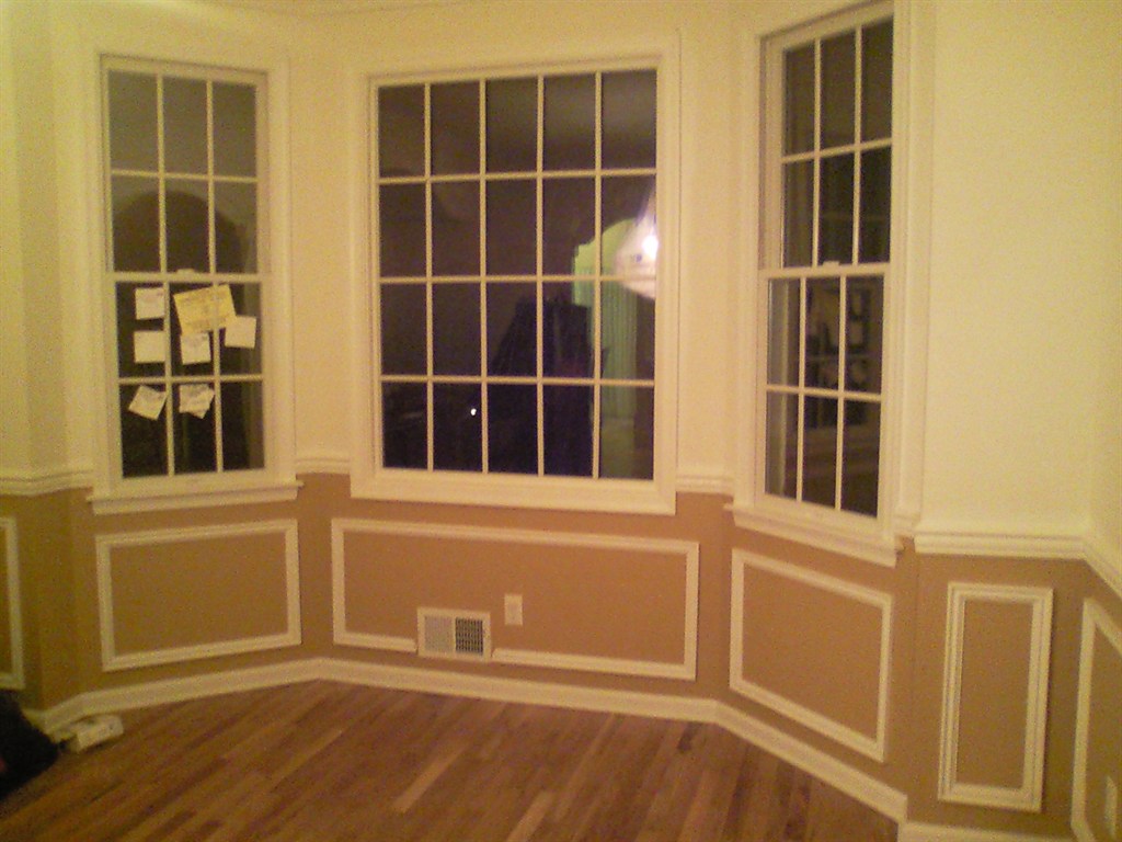 DINING ROOM, CHAIR RAIL, MULTI COLOR