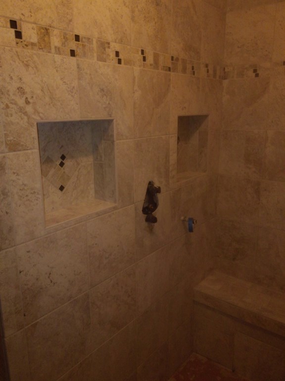 Master shower