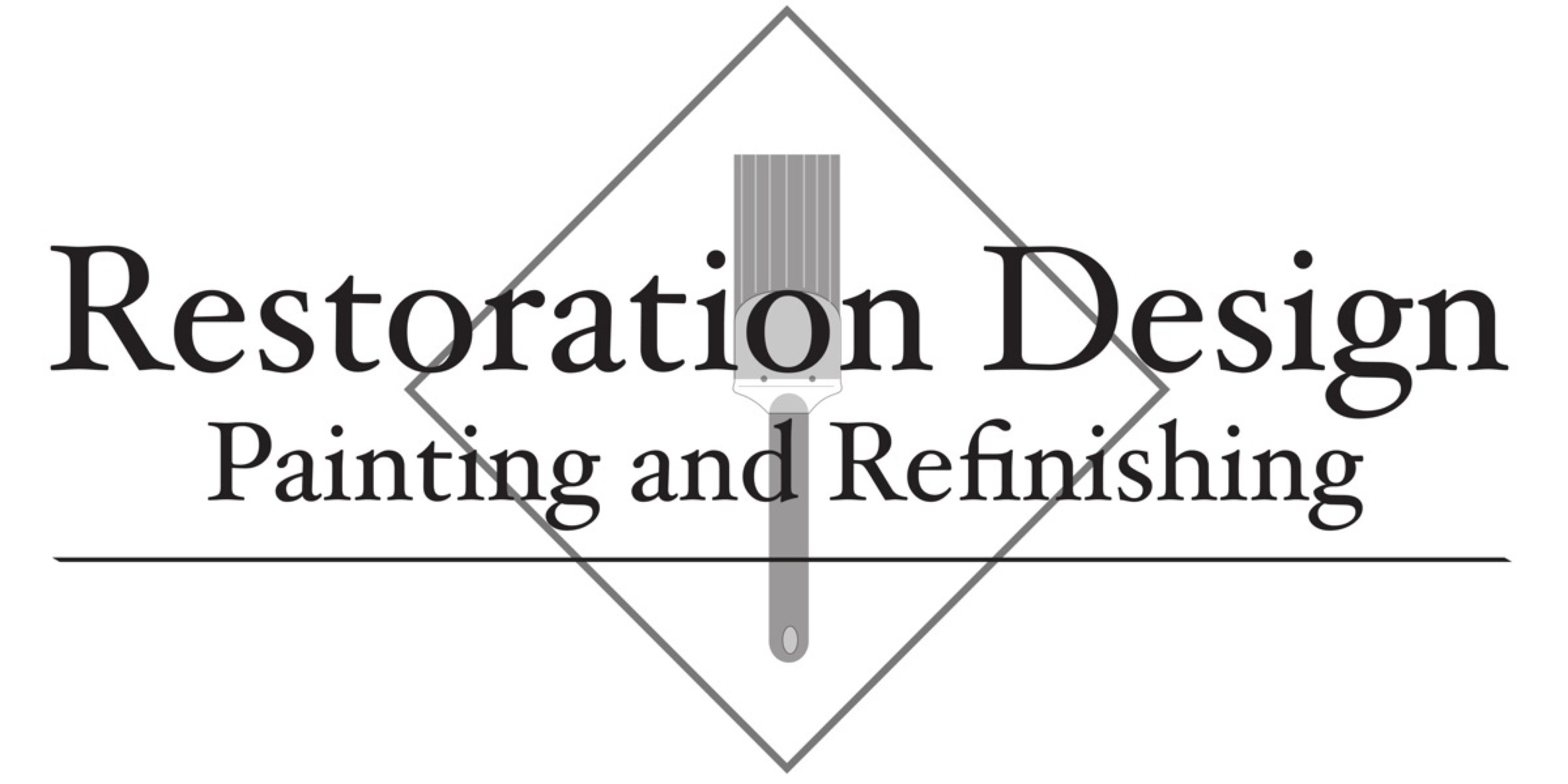Restoration Design painting and refinishing logo
