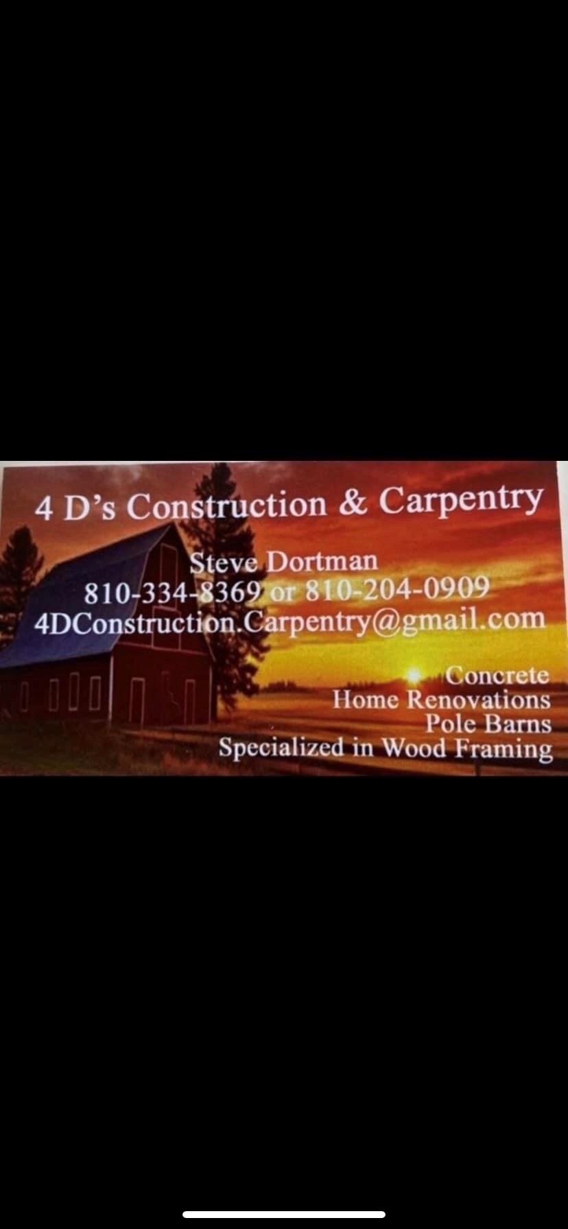 Avatar for 4 D's Construction and Carpentary