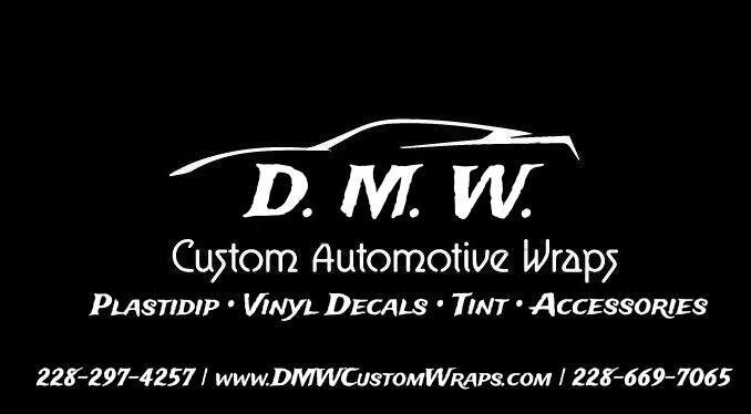 DMW Custom Automotive Wraps logo