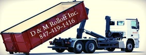 D & M ROLL OFF SVC logo