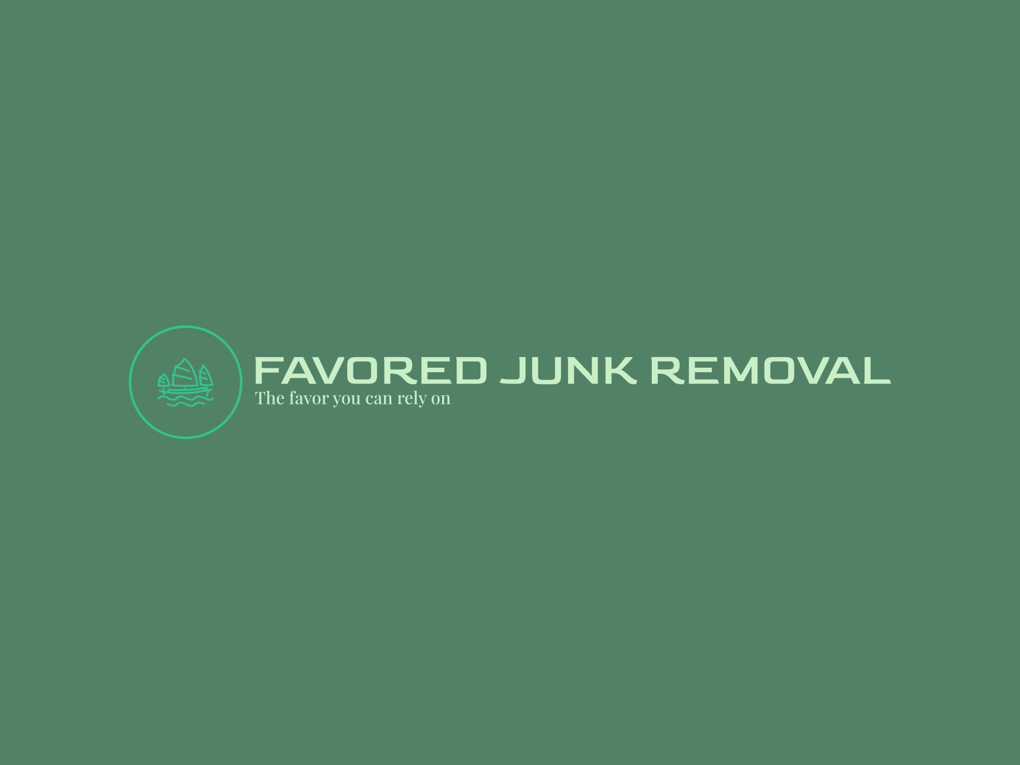 Favored Junk Removal logo