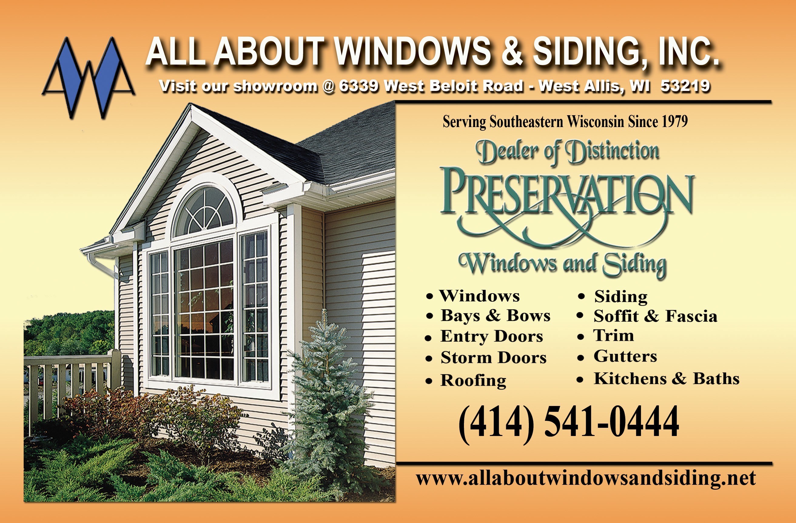 Logo for All About Windows & Siding Inc- by Abby Windows