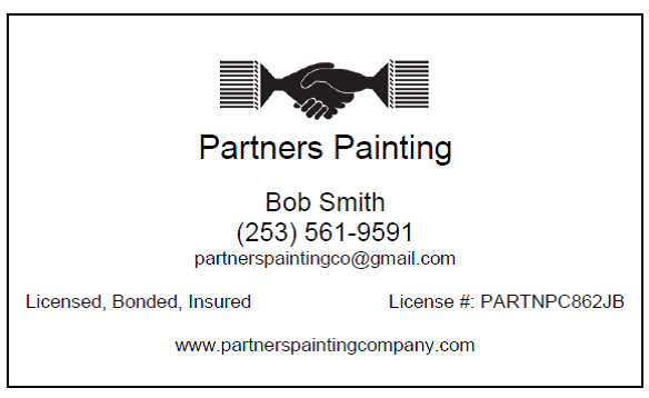 Logo for Partners Painting