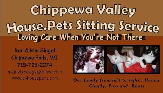 Logo for Chippewa Valley House Pets Sitting Service