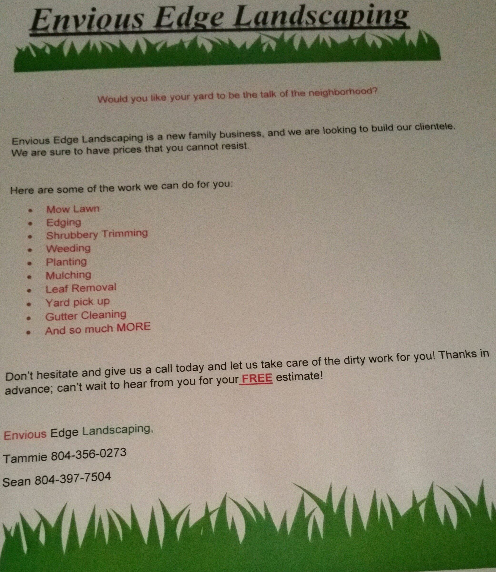 Avatar for Envious Edge Landscaping