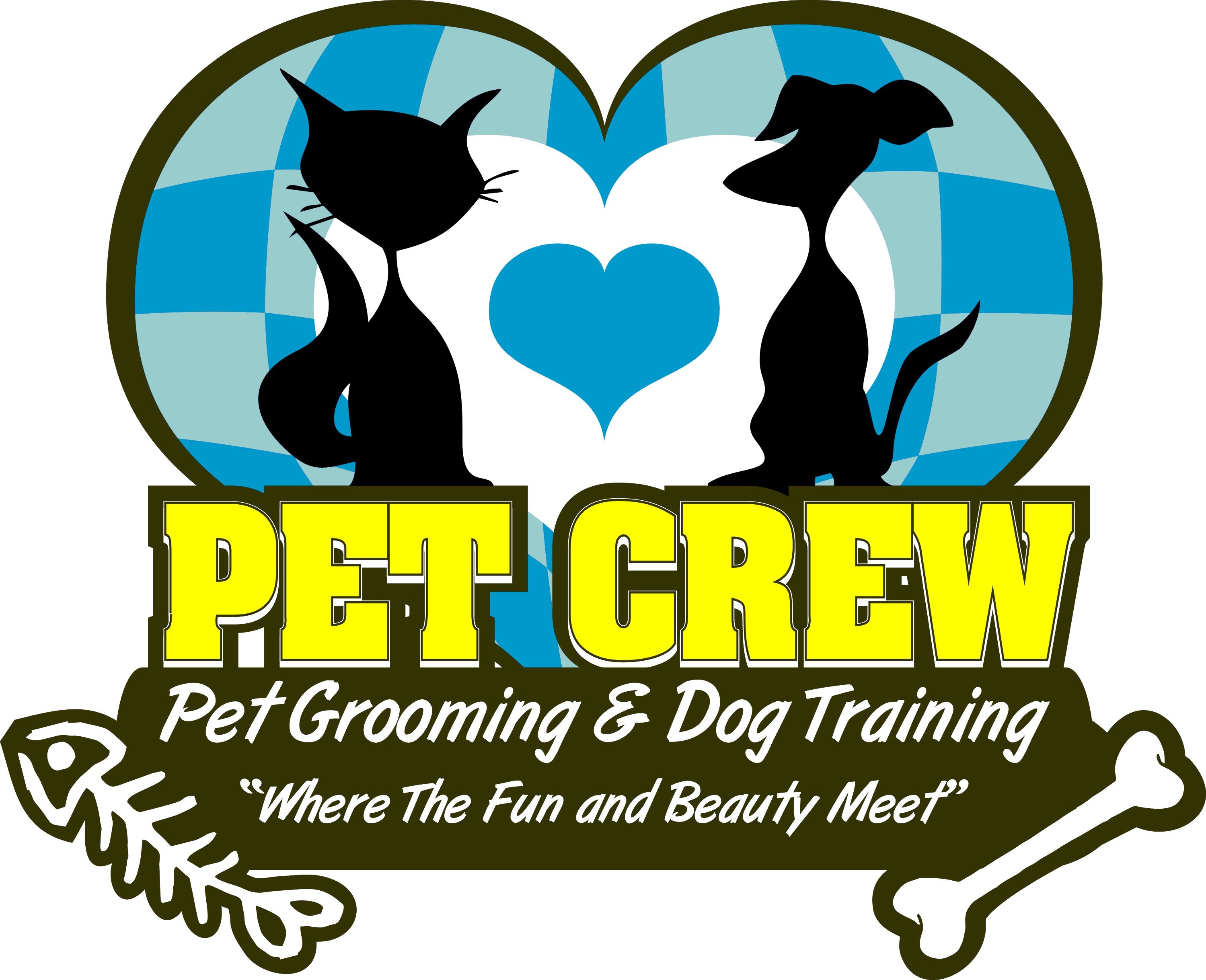 Logo for Pet Crew Grooming Salon