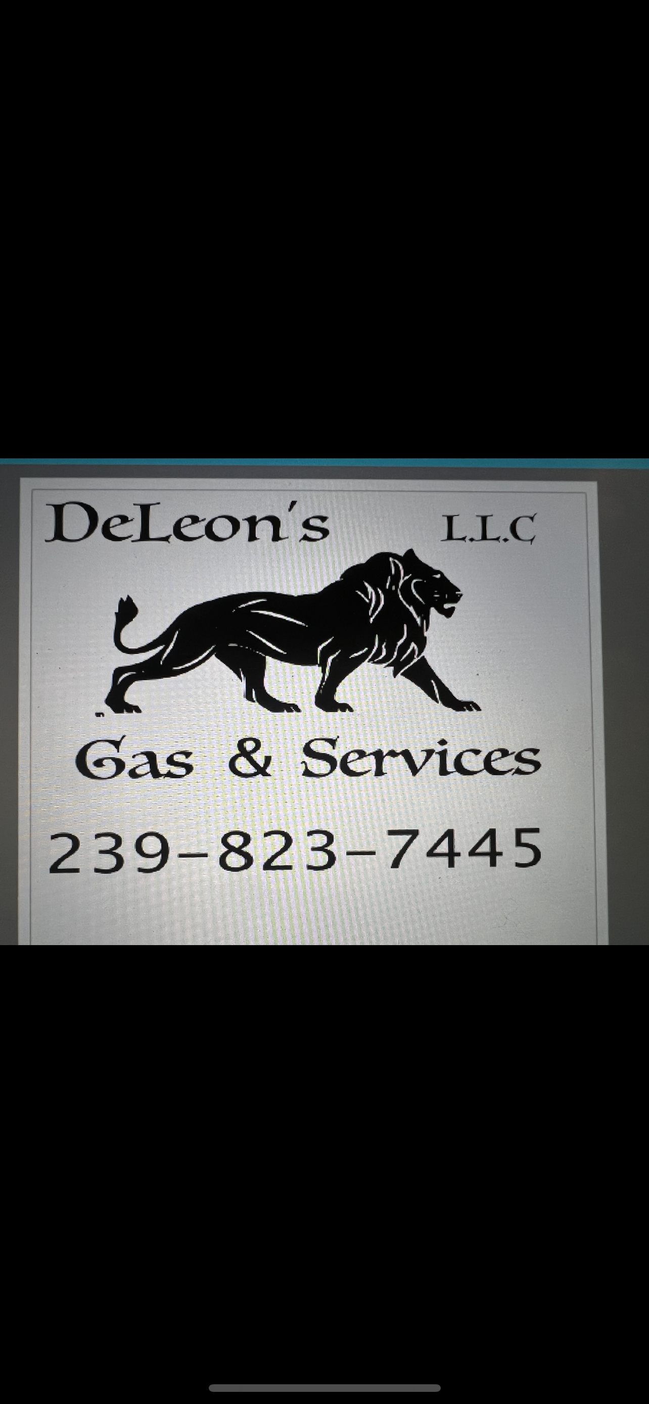 Deleons gas & services  logo