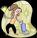 Logo for She Can Clean........