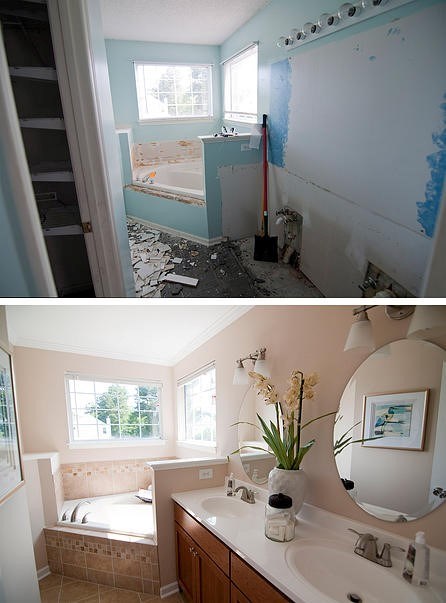 Before & After Bathroom Remodel