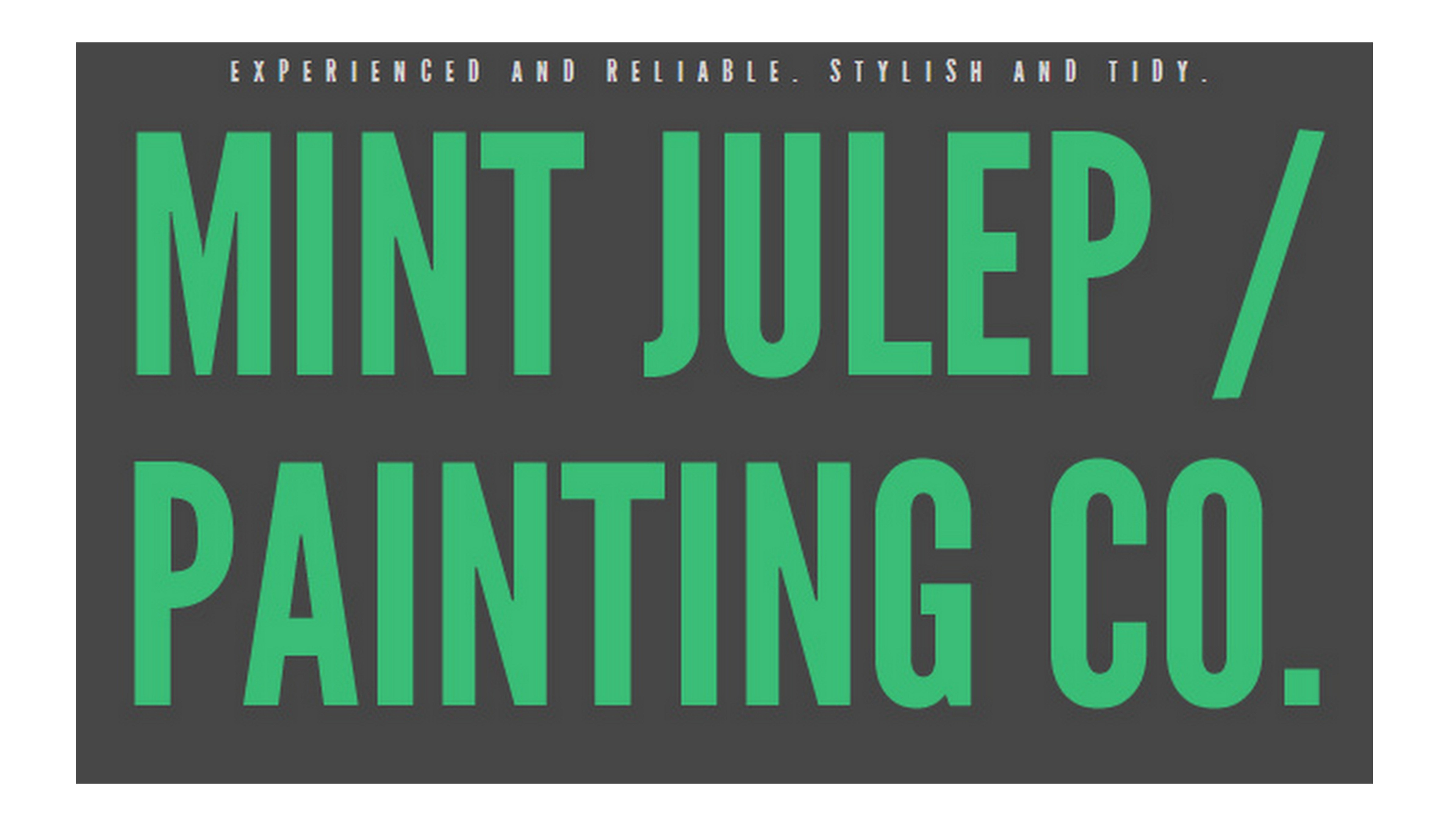 Mint Julep Painting Co. logo