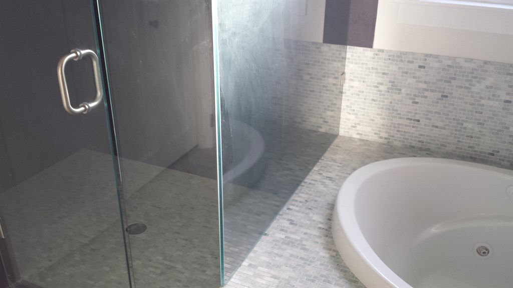 Soap scum hard to remove