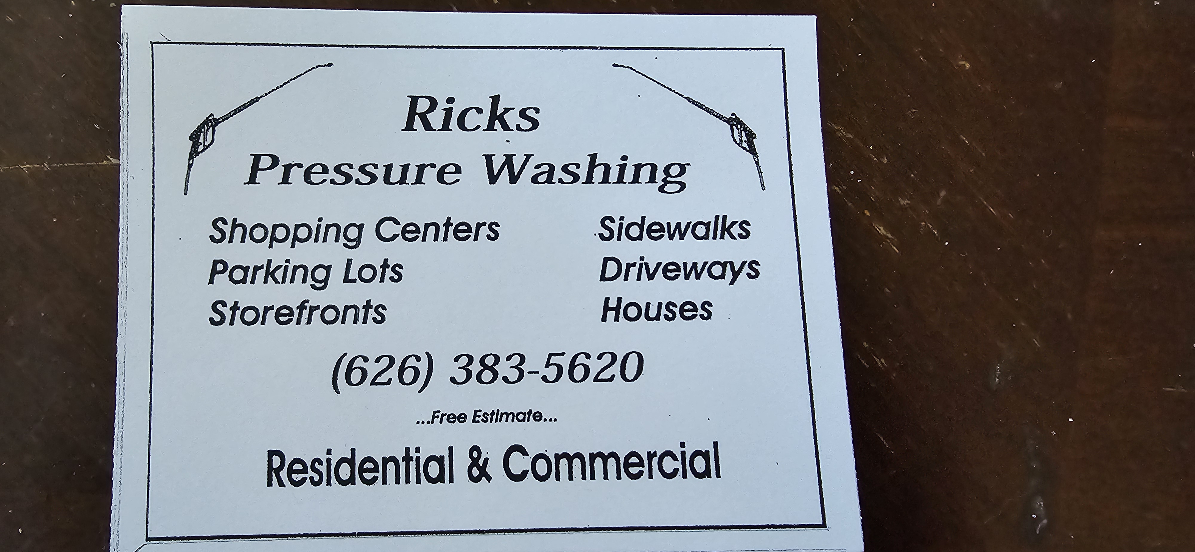Avatar for Rick's pressure washing