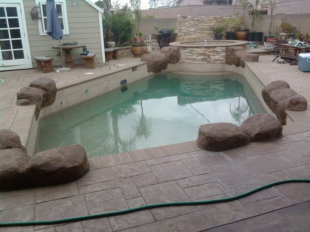 Concrete stainning
