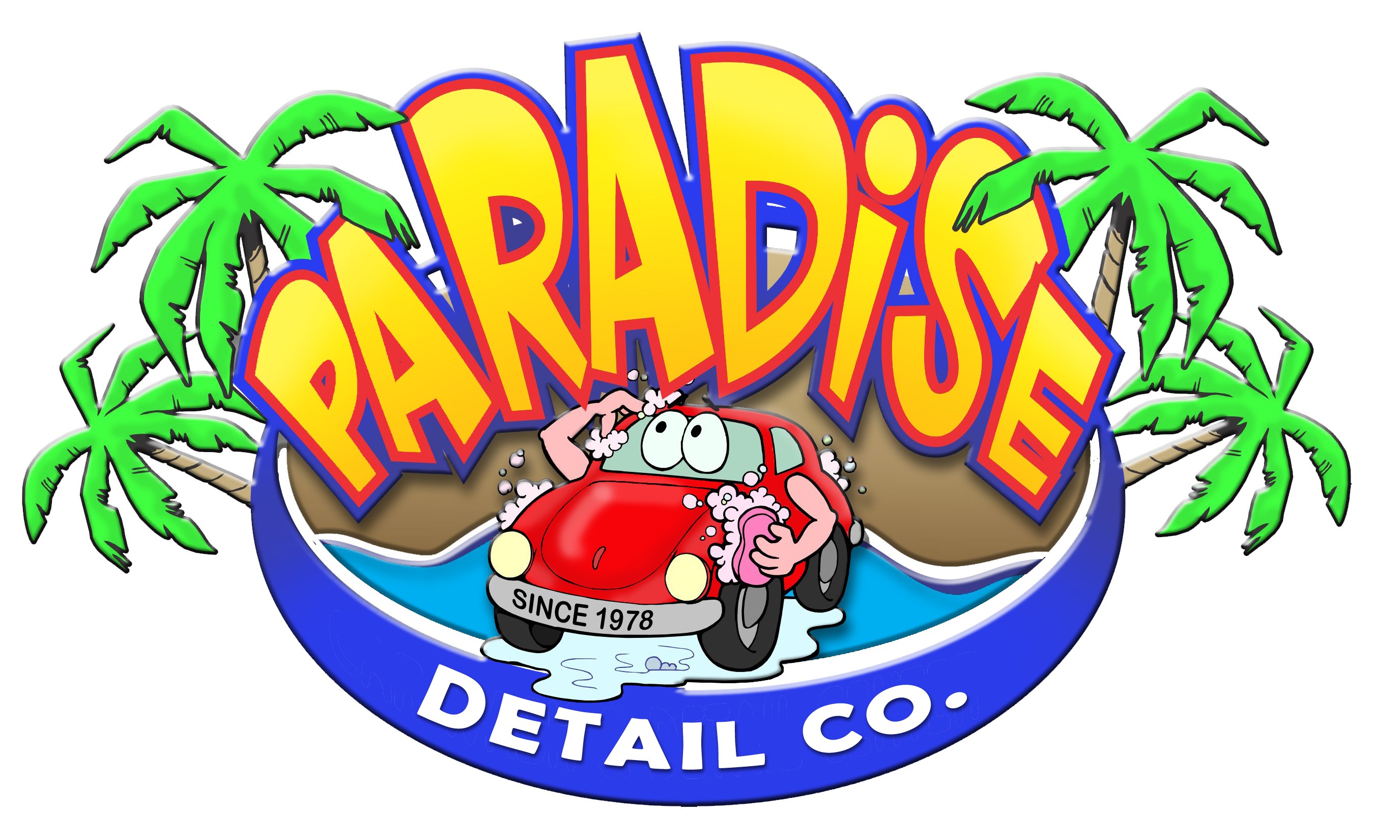 Logo for Paradise Carwash & Detail Co