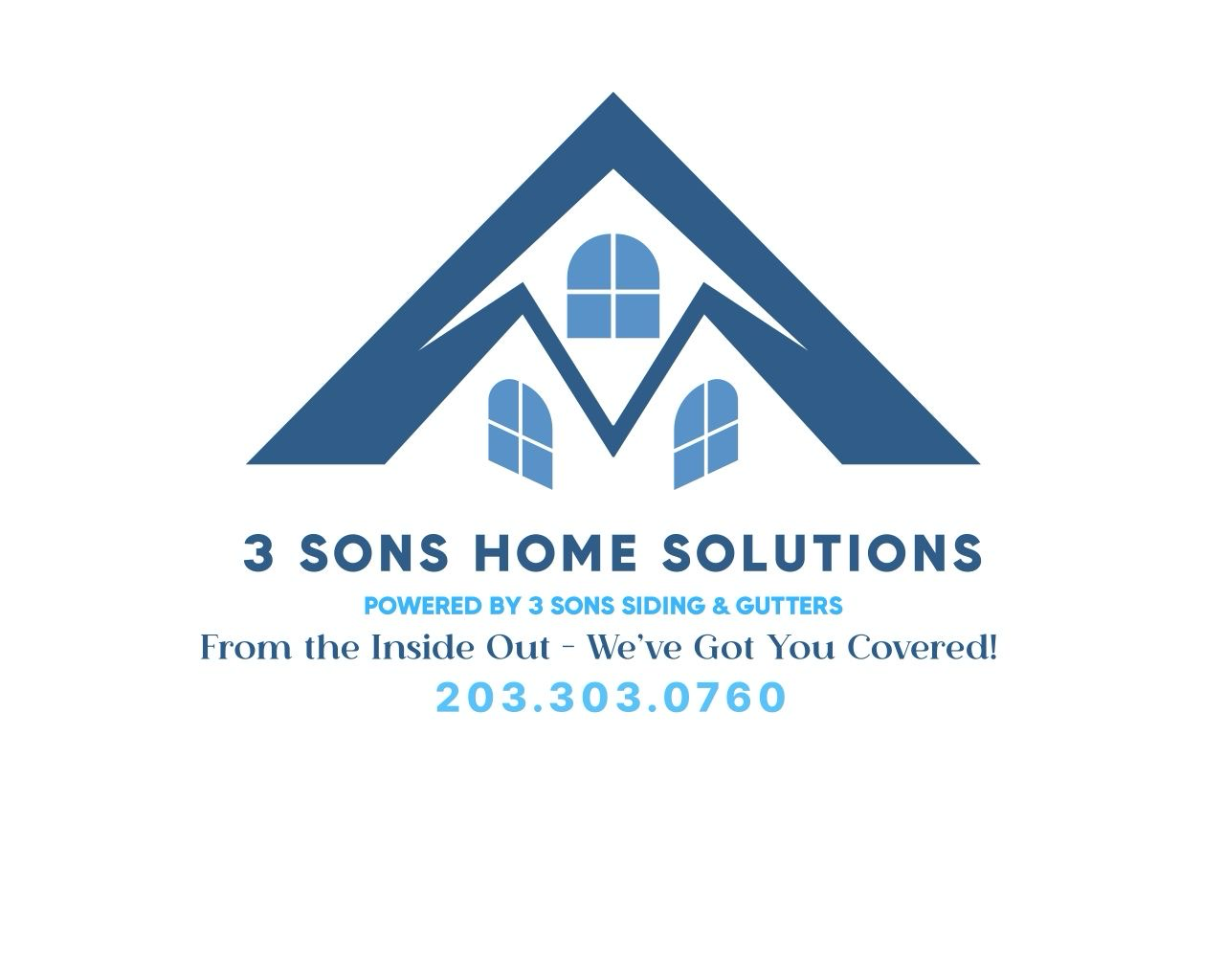 Logo for 3 Son's Siding & Gutters LLC