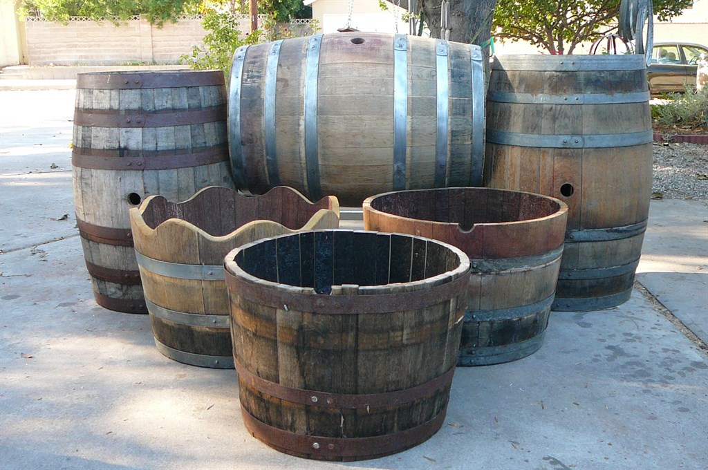 Barrels and planters