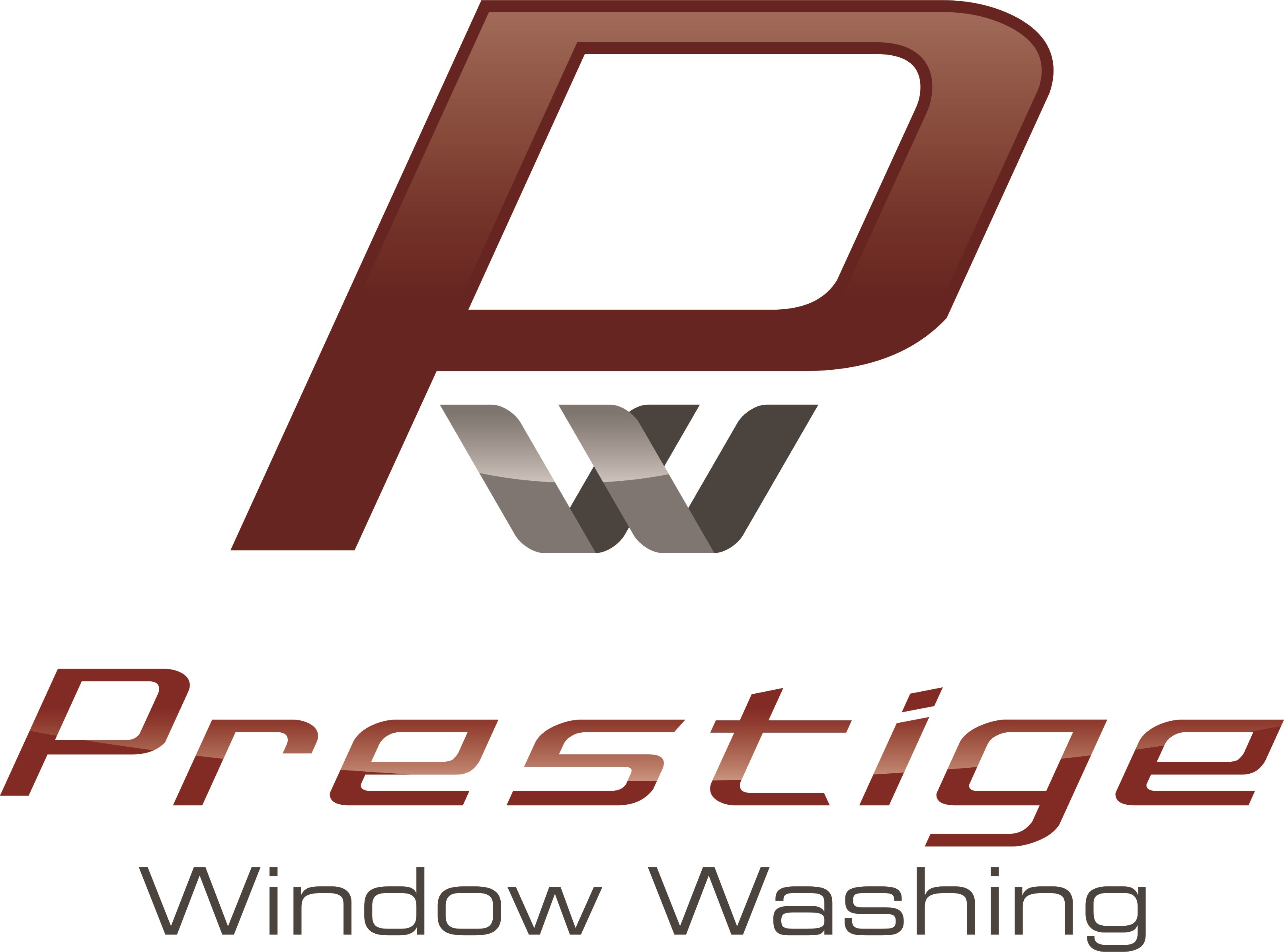 prestige window washing logo