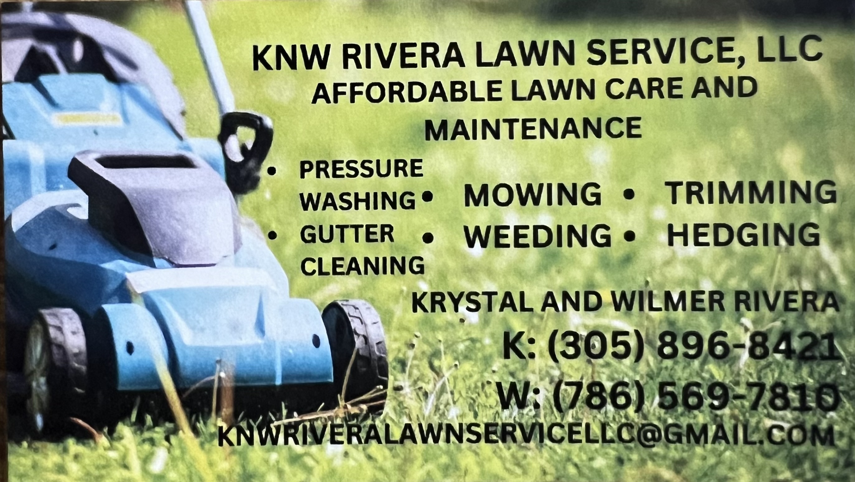 Avatar for KNW Rivera lawn service, LLC