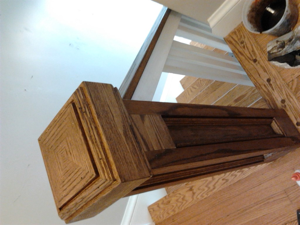 upper floor post and rail