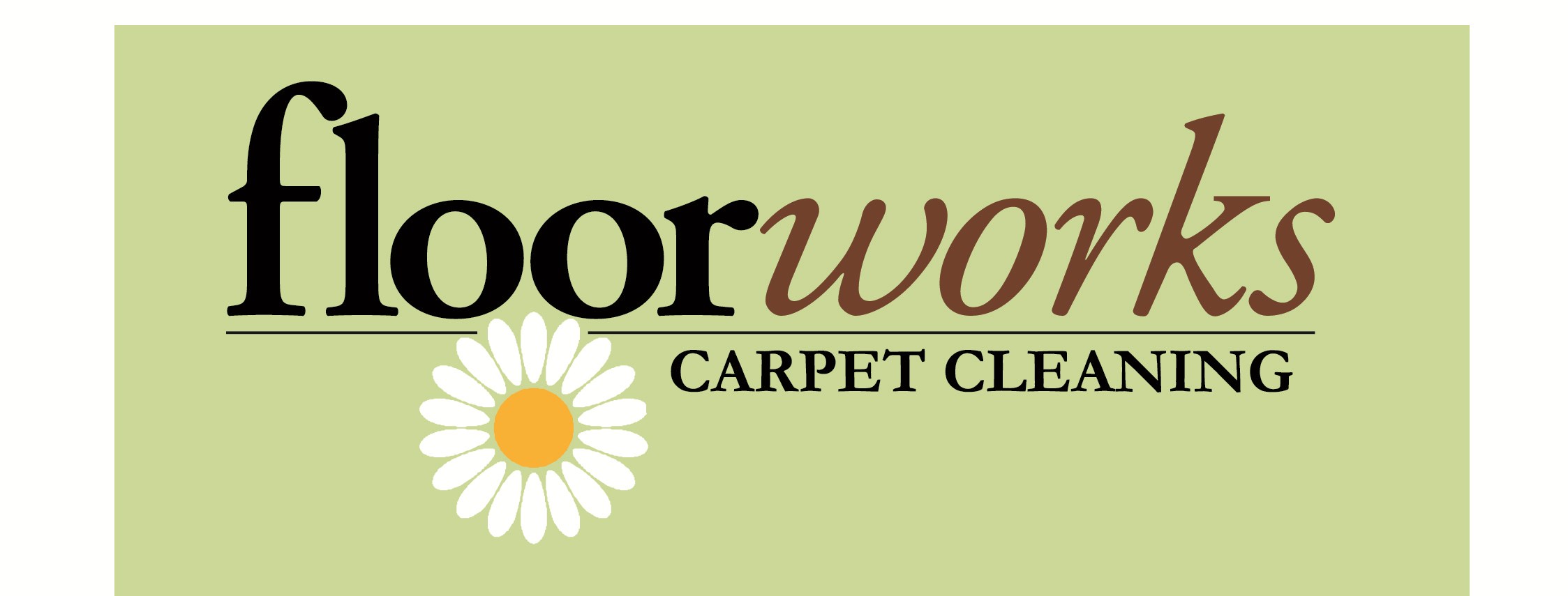 FLOORWORKS CARPET CLEANING logo