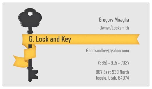 Logo for G Lock & Key