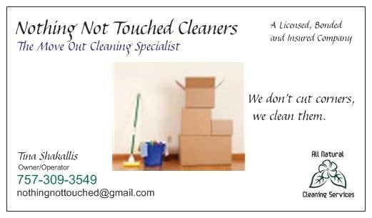 Nothing Not Touched Cleaners logo
