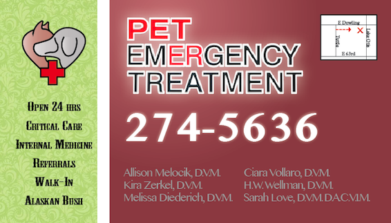 Logo for PET EMERGENCY TREATMENT INC