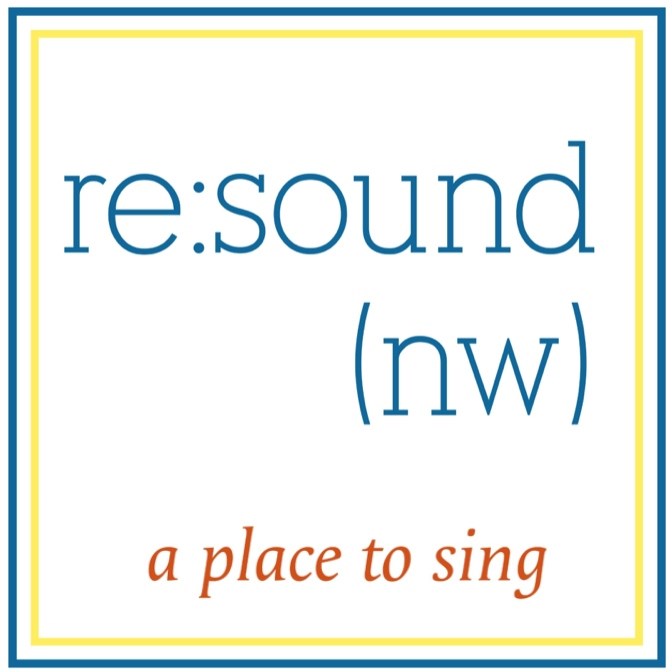 Logo for Resound NW A Place to Sing