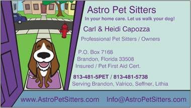Logo for Astro Pet Sitters