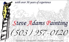 Logo for Steve Adams Painting