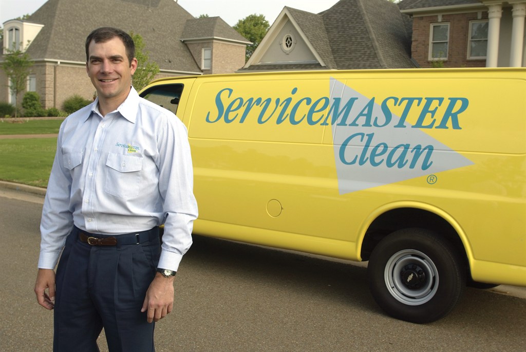 ServiceMaster Technician and Van