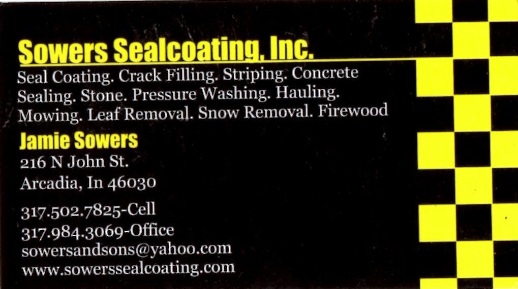 Logo for Sowers Sealcoating Inc