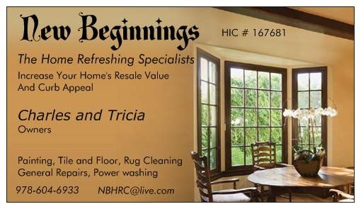 New Beginnings Home Refreshing Company logo
