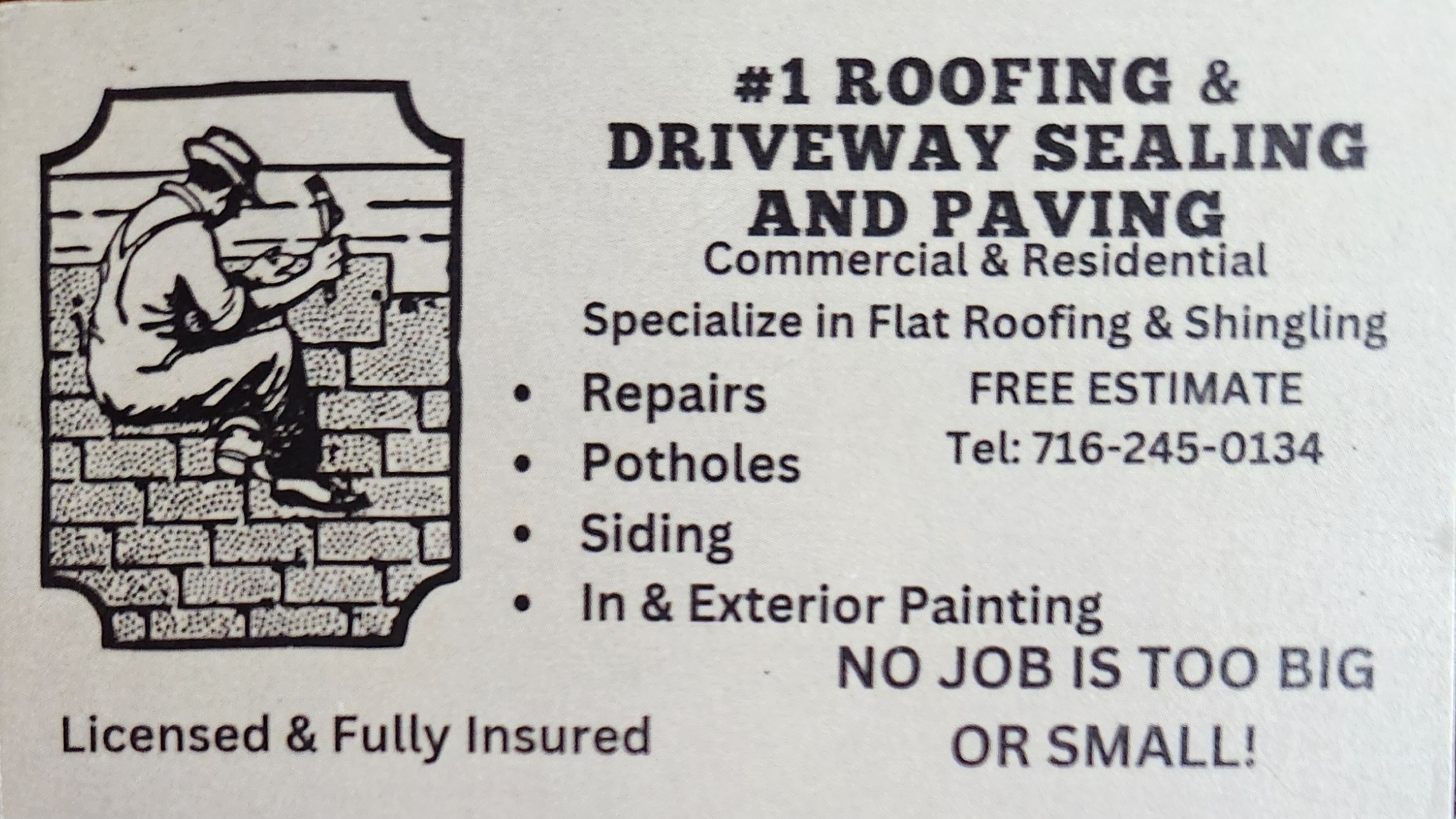 Avatar for #1 Roofing & Driveway Co.