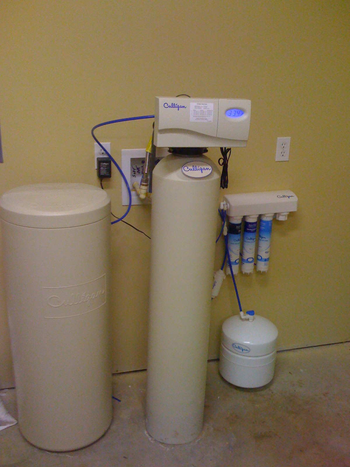 Residential Whole House Softener and Filter  System