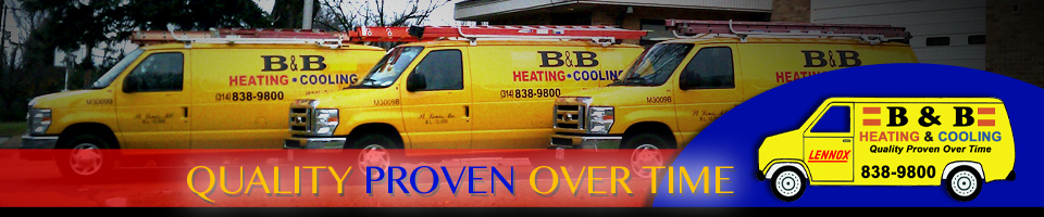 Logo for B & B Heating & Cooling