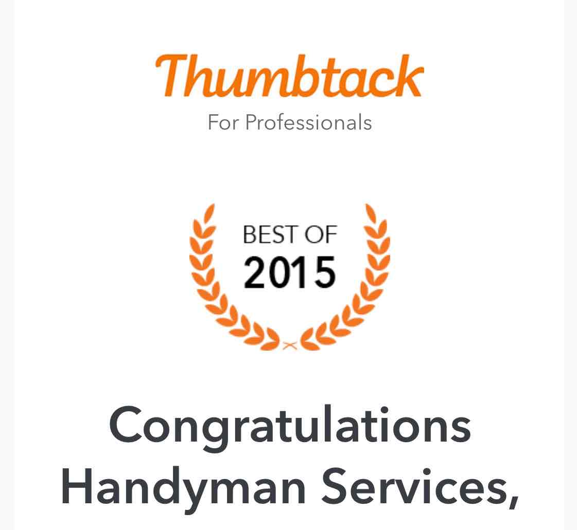 awarded by thumbtack.com