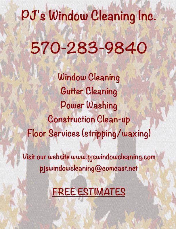 PJ's Window Cleaning and Janitorial... logo