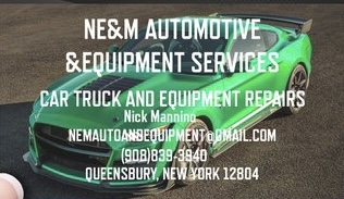 NE&M AUTOMOTIVE AND EQUIPMENT SERVICES logo