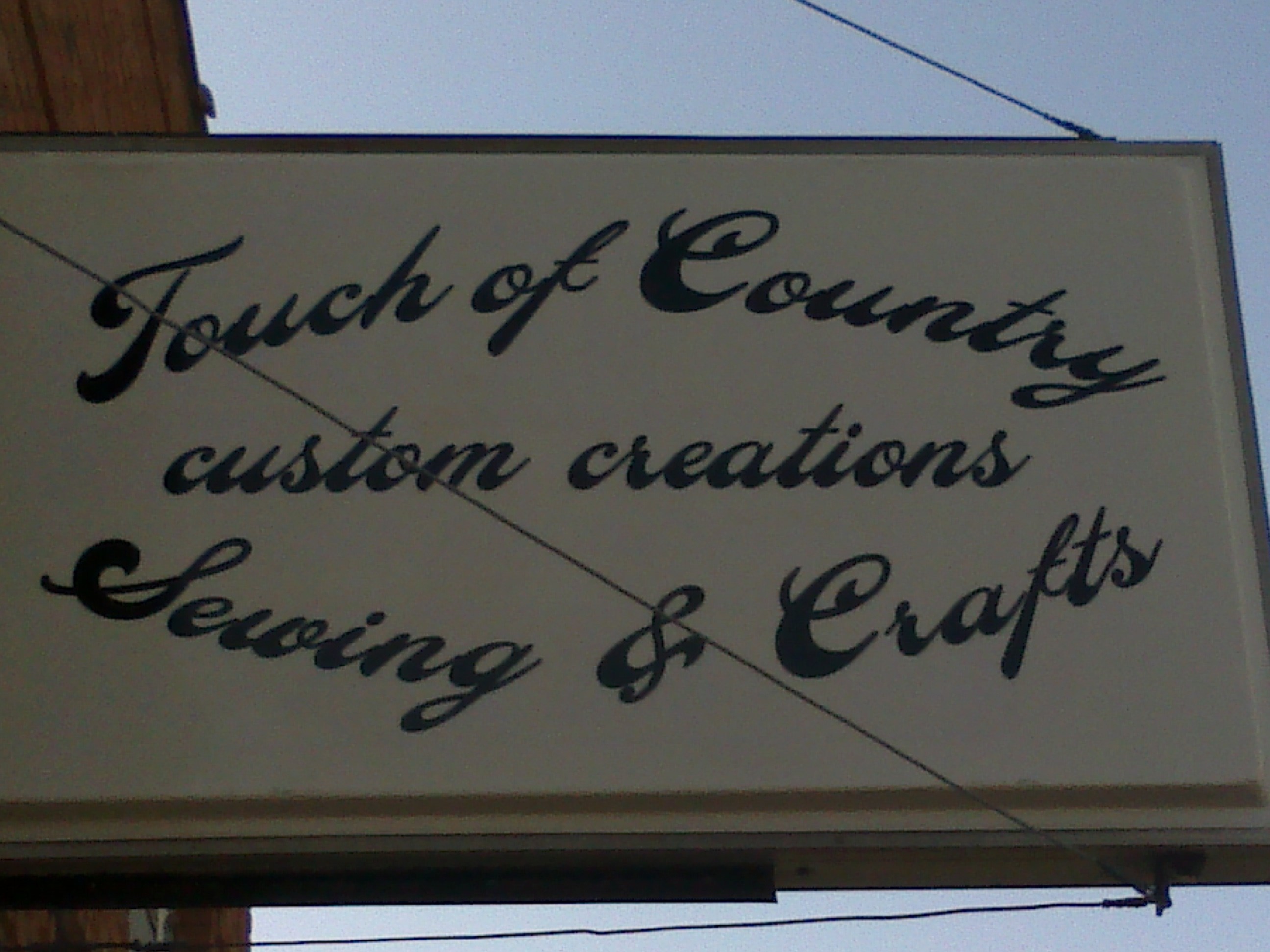touch of country custom creations logo