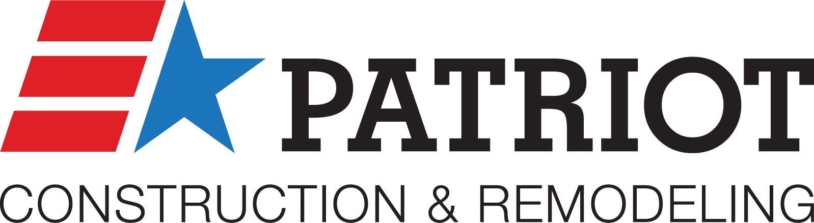 Logo for Patriot Construction and Remodeling
