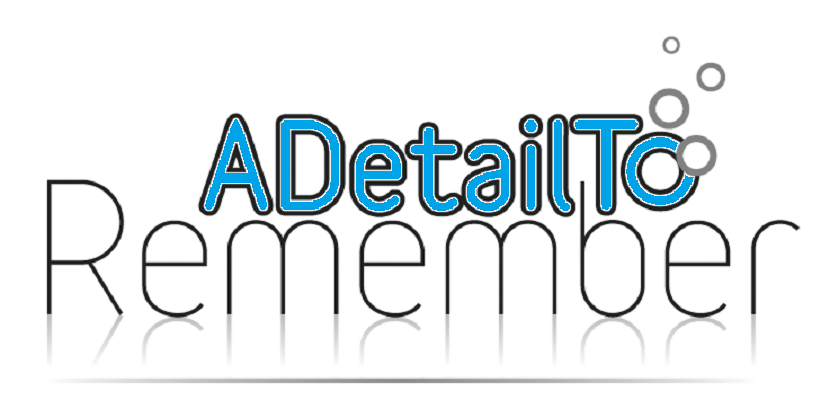 Logo for A Detail to Remember