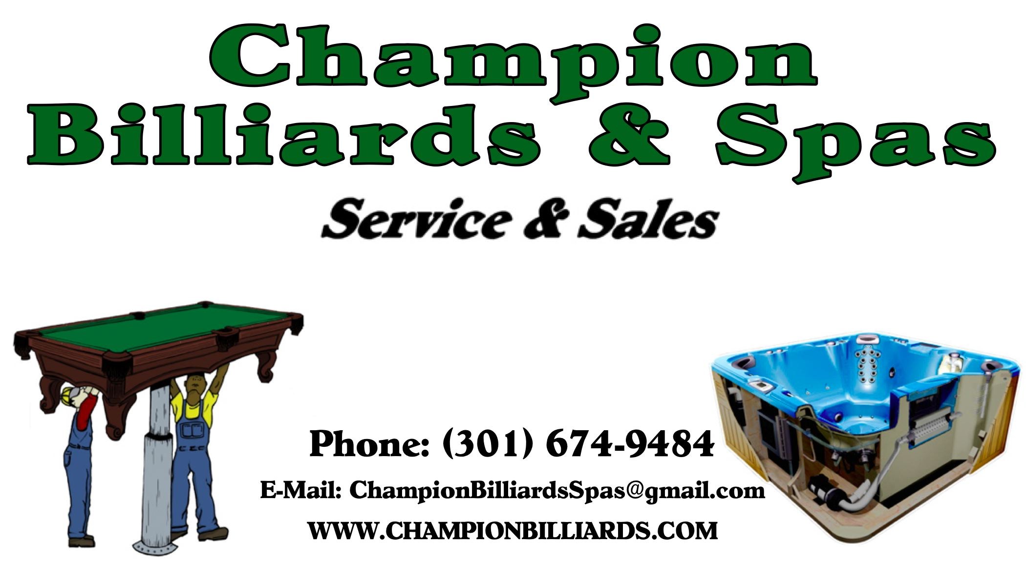 Avatar for Champion Billiards & Spas, Services & Sales LLC