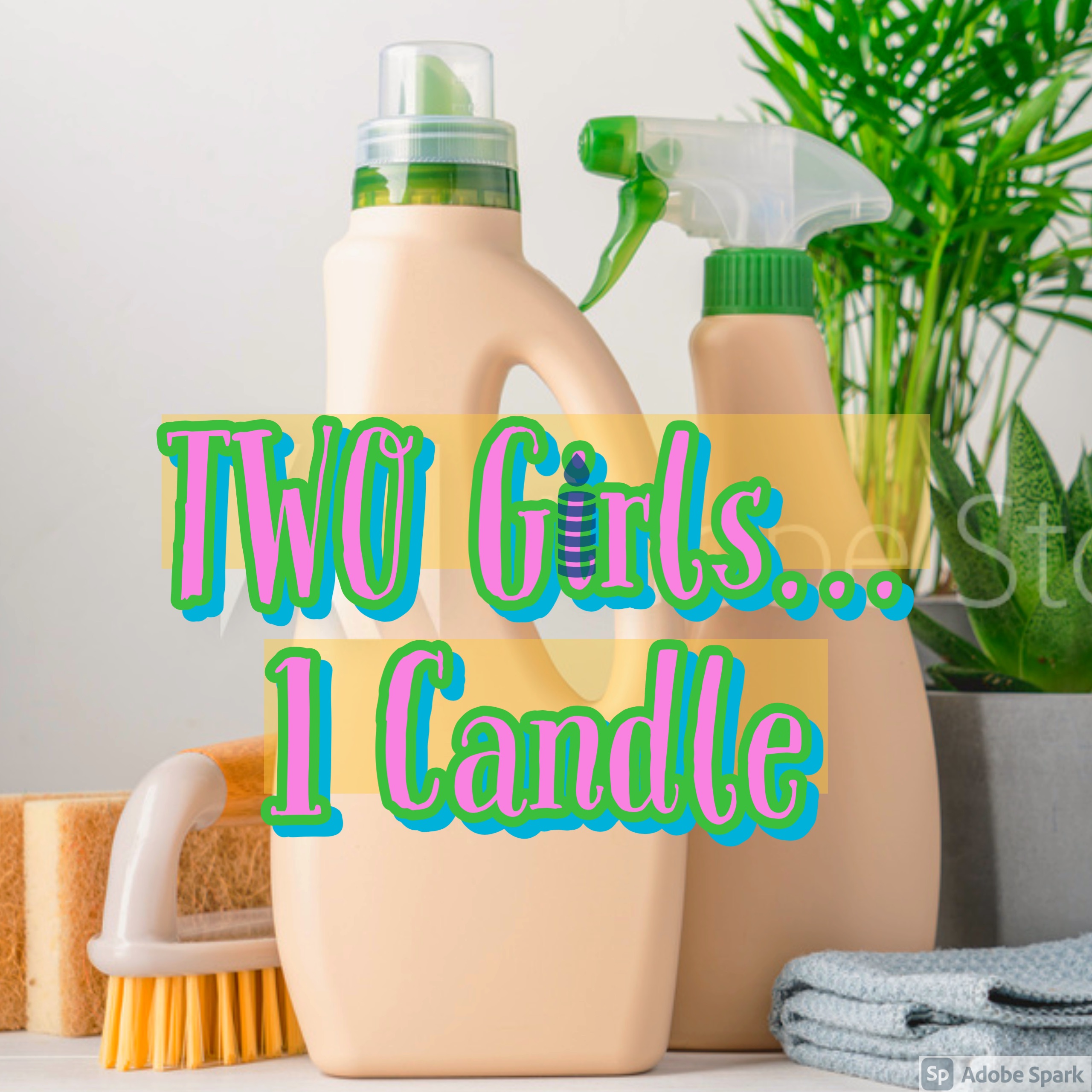 2 women....one candle logo
